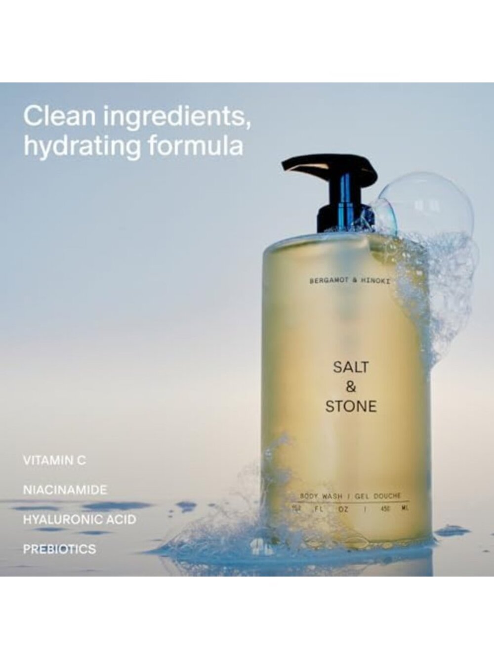 Revitalizing Body Wash Refill for All, Bergamot & Hinoki Scent, 32 fl oz - Picture 2 of 6